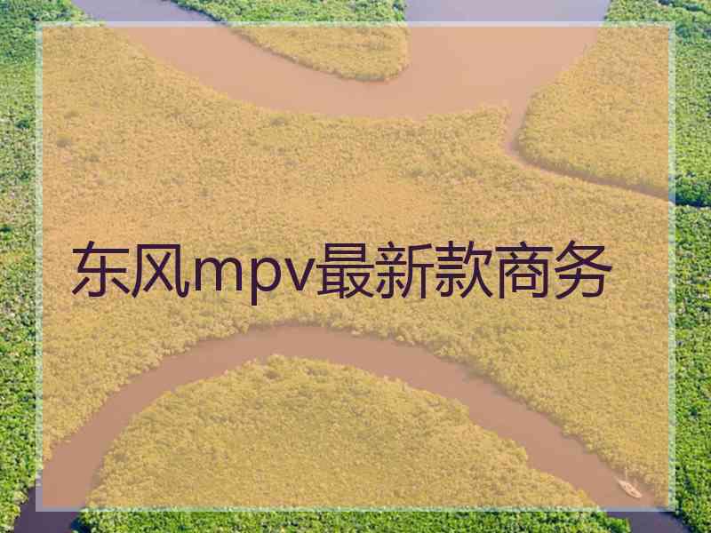 东风mpv最新款商务