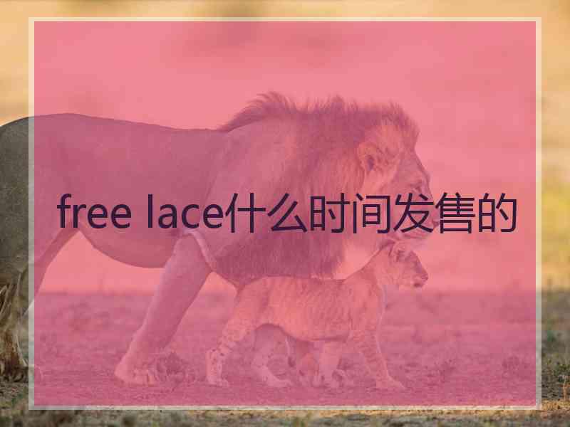 free lace什么时间发售的