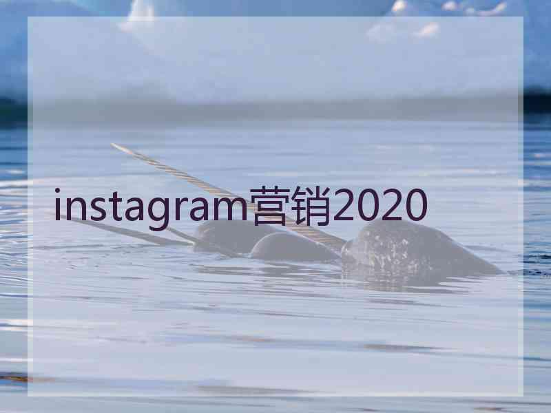 instagram营销2020