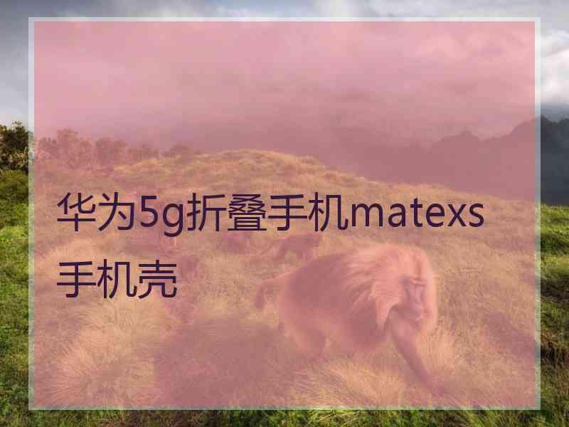 华为5g折叠手机matexs手机壳