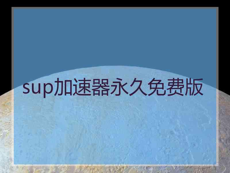 sup加速器永久免费版