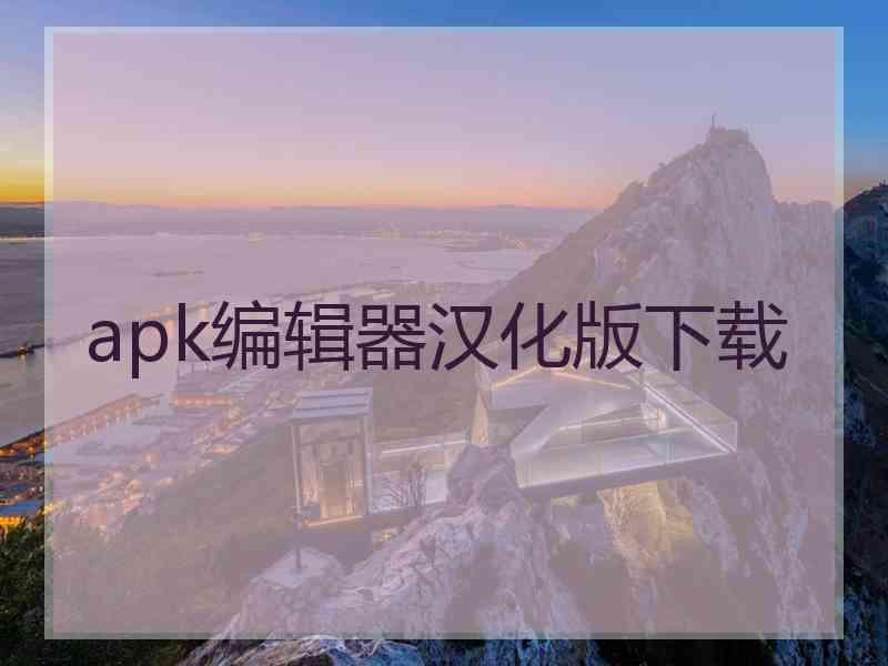 apk编辑器汉化版下载