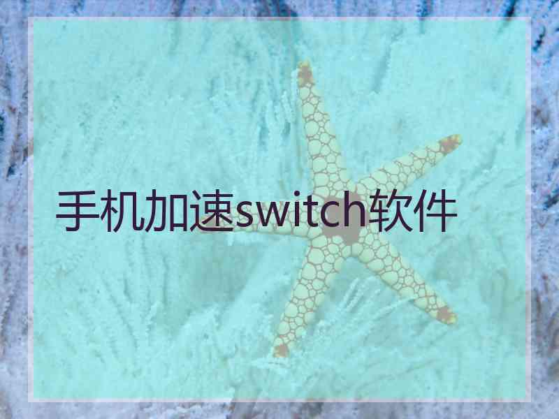 手机加速switch软件