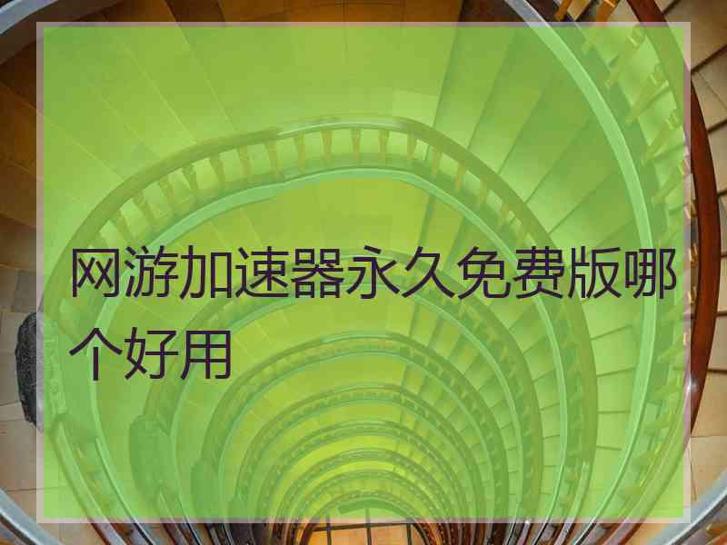 网游加速器永久免费版哪个好用