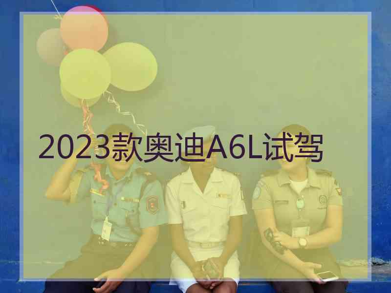 2023款奥迪A6L试驾