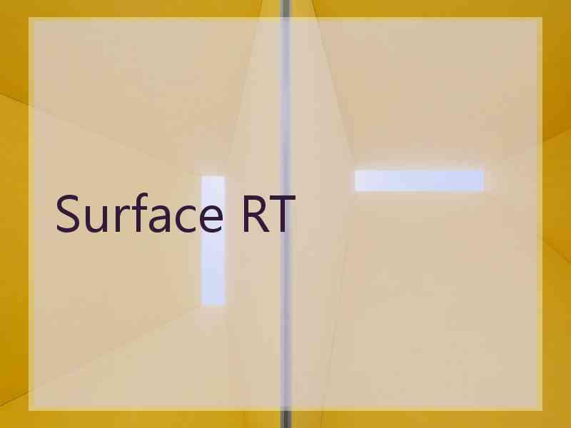 Surface RT