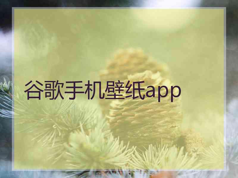 谷歌手机壁纸app