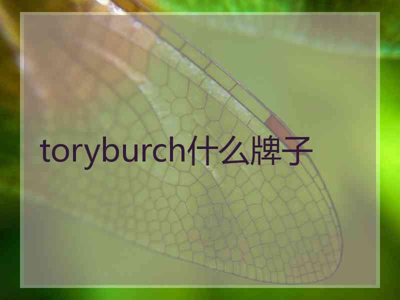 toryburch什么牌子