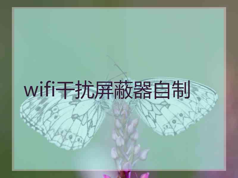 wifi干扰屏蔽器自制