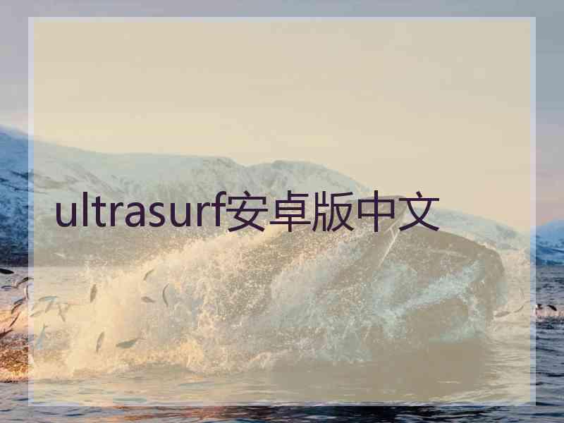 ultrasurf安卓版中文