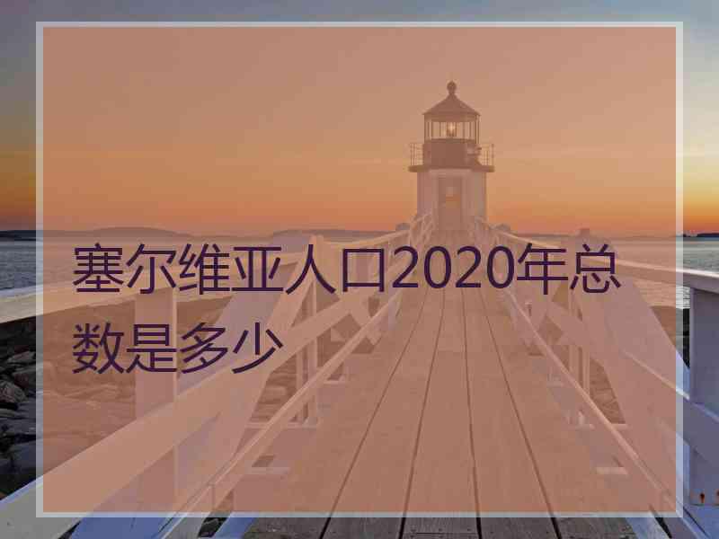 塞尔维亚人口2020年总数是多少