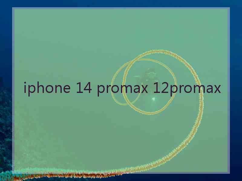 iphone 14 promax 12promax