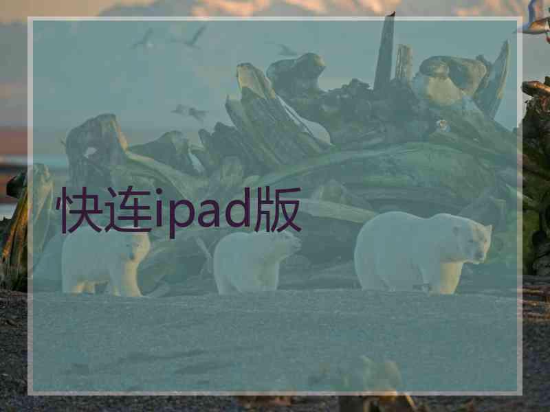 快连ipad版