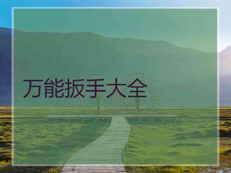 万能扳手大全