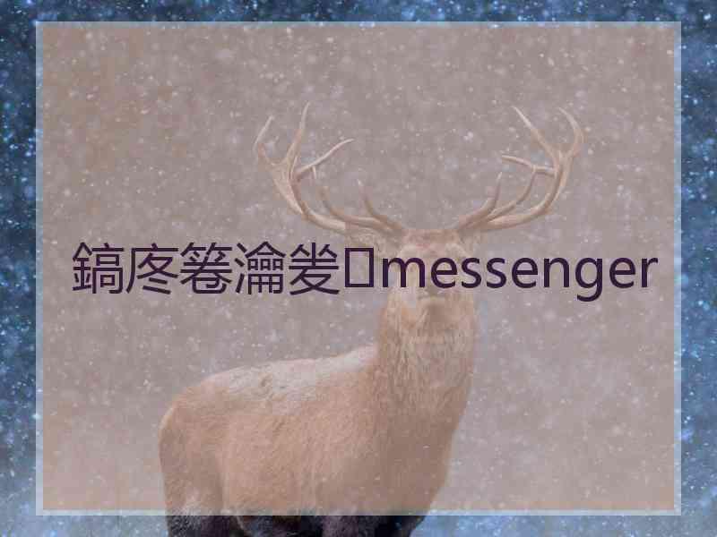 鎬庝箞瀹夎messenger