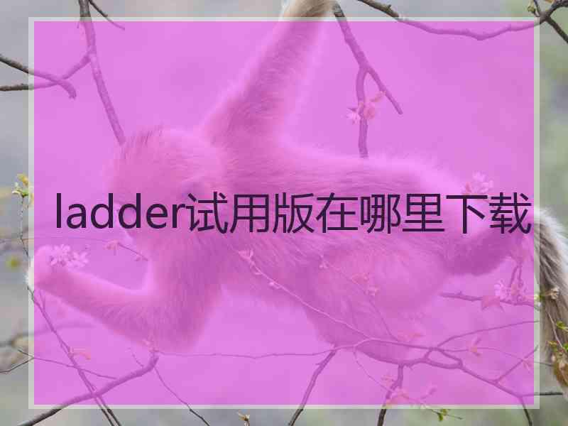 ladder试用版在哪里下载