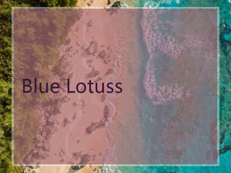 Blue Lotuss