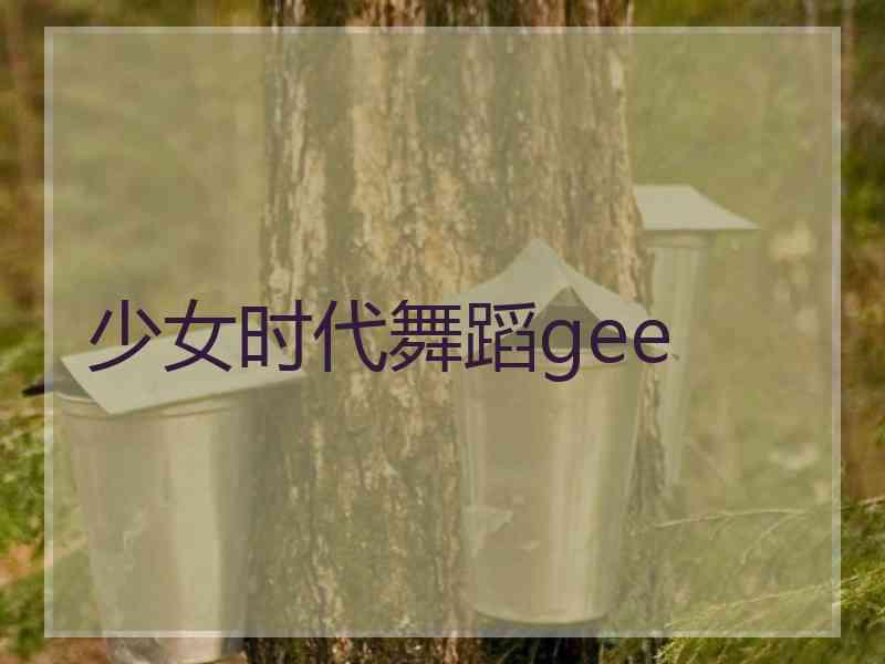 少女时代舞蹈gee