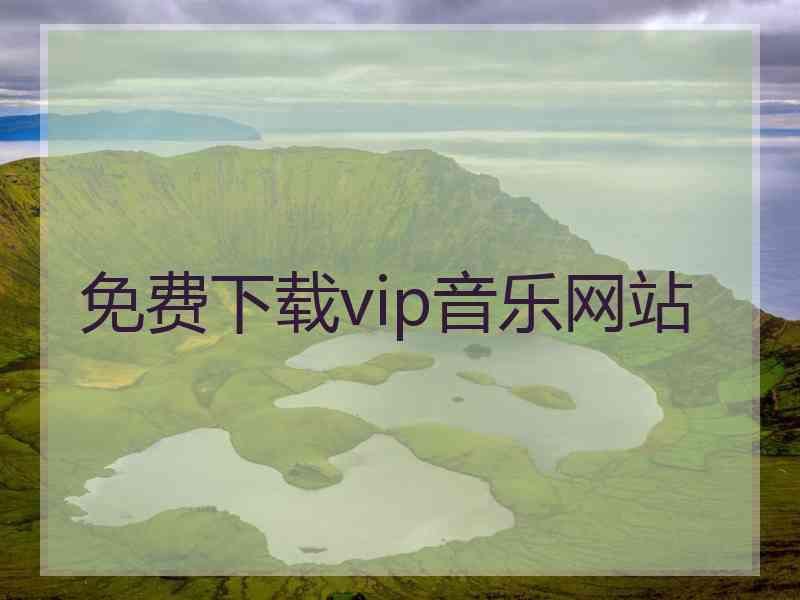 免费下载vip音乐网站