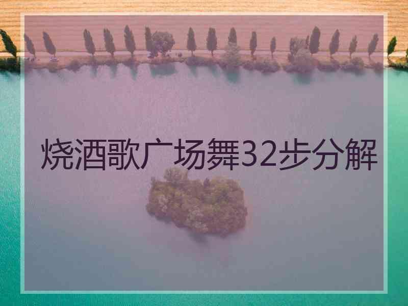 烧酒歌广场舞32步分解