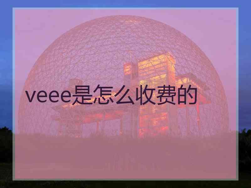 veee是怎么收费的