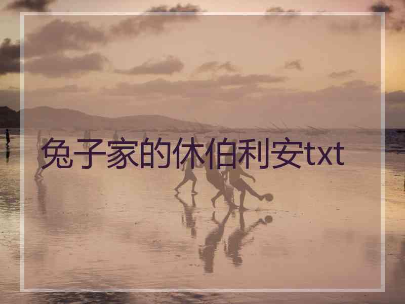 兔子家的休伯利安txt