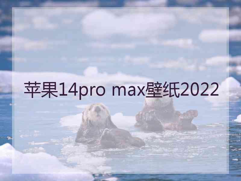 苹果14pro max壁纸2022