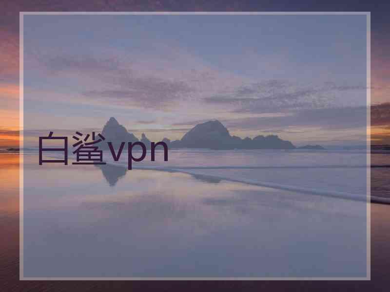 白鲨vpn