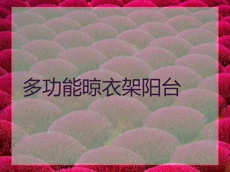 多功能晾衣架阳台