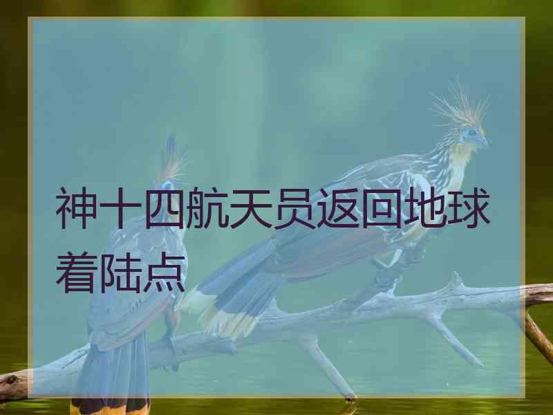 神十四航天员返回地球着陆点