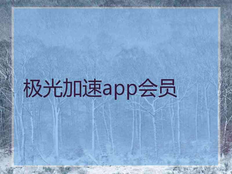 极光加速app会员