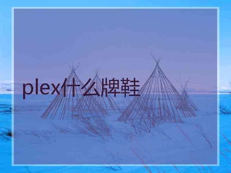 plex什么牌鞋