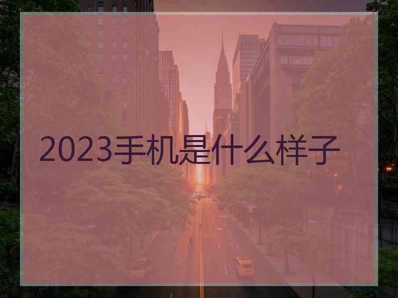 2023手机是什么样子