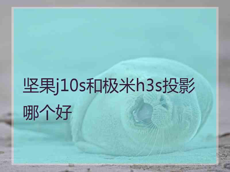 坚果j10s和极米h3s投影哪个好