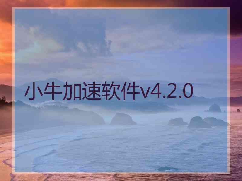 小牛加速软件v4.2.0