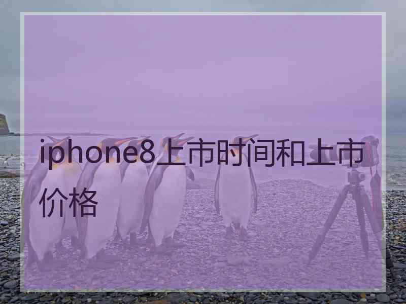 iphone8上市时间和上市价格