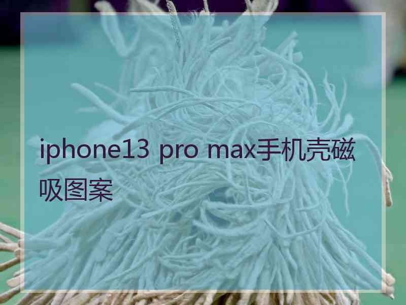 iphone13 pro max手机壳磁吸图案