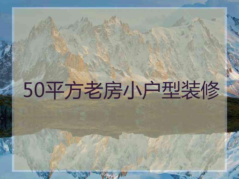 50平方老房小户型装修