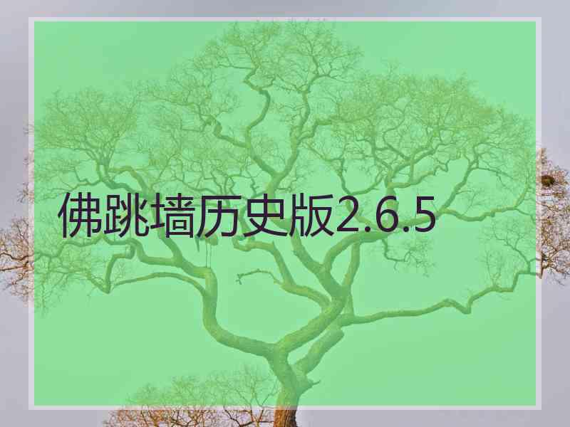 佛跳墙历史版2.6.5