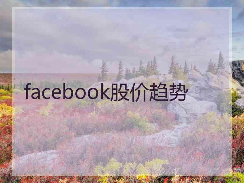 facebook股价趋势