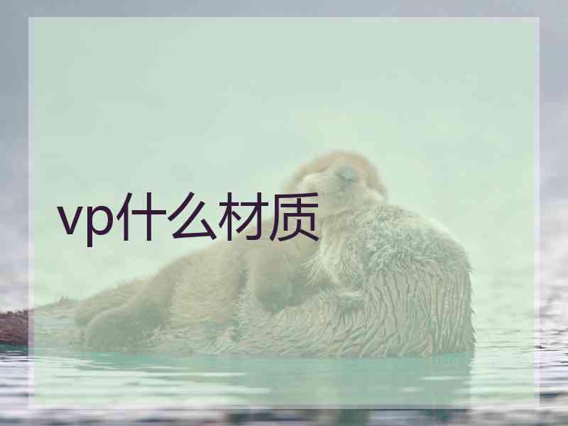 vp什么材质