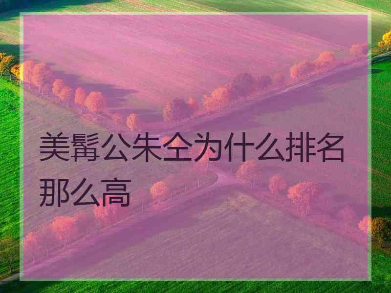 美髯公朱仝为什么排名那么高