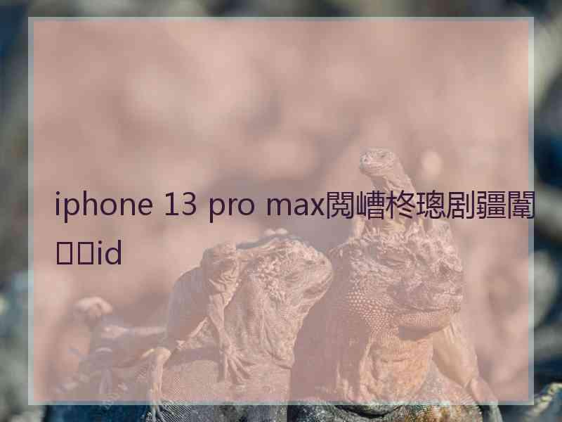 iphone 13 pro max閲嶆柊璁剧疆闈㈠id