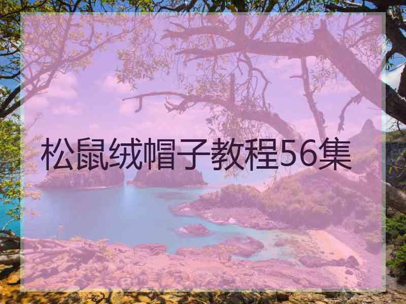 松鼠绒帽子教程56集