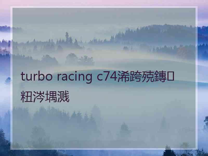 turbo racing c74浠跨殑鏄粈涔堣溅