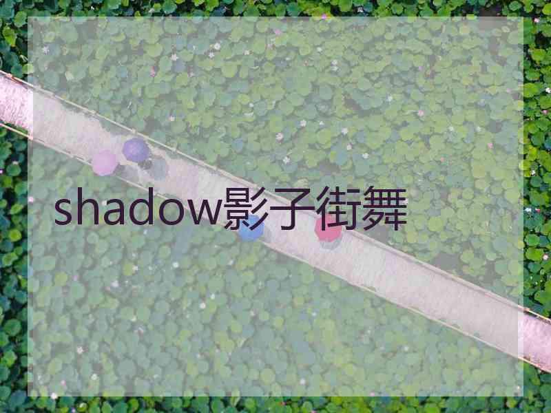 shadow影子街舞