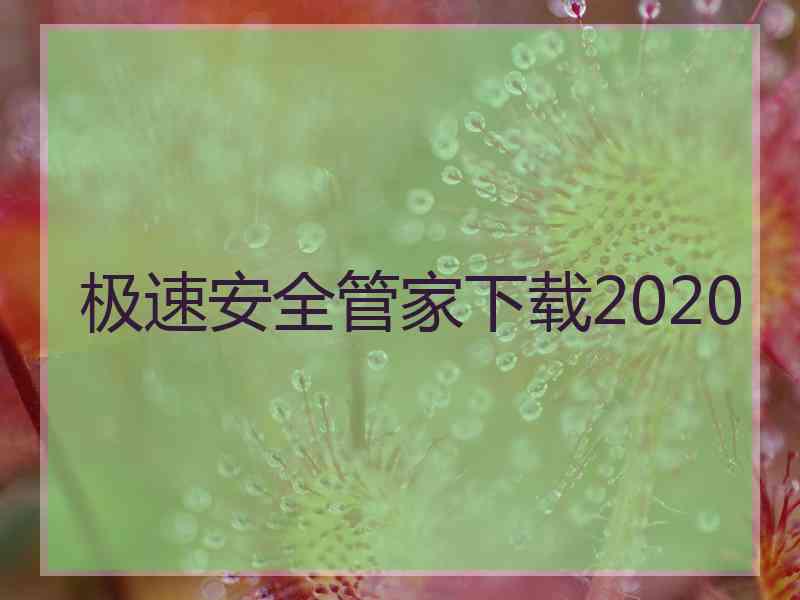 极速安全管家下载2020