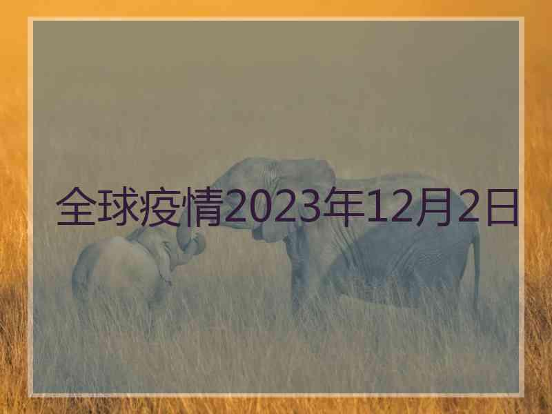 全球疫情2023年12月2日