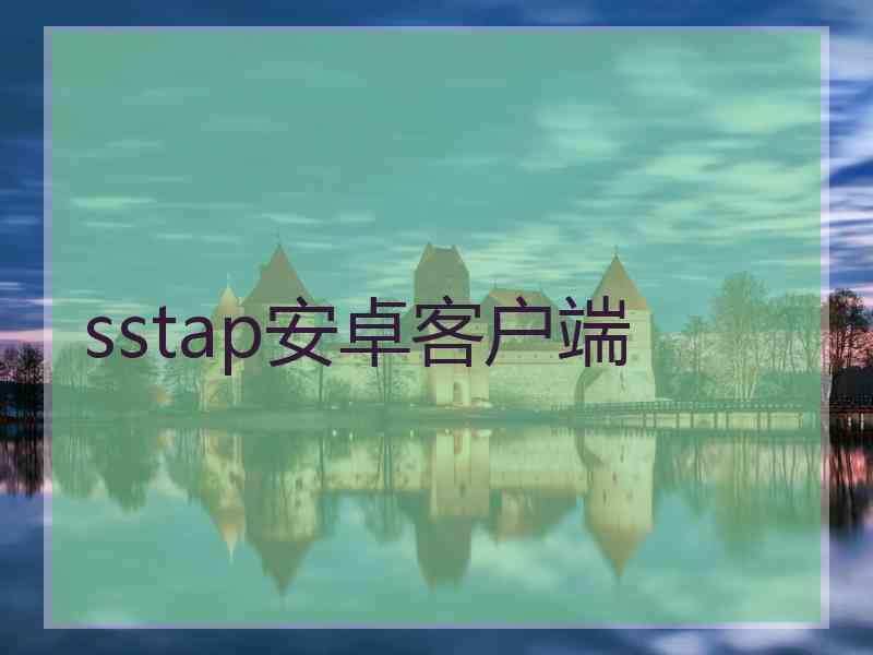 sstap安卓客户端