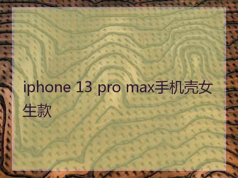 iphone 13 pro max手机壳女生款